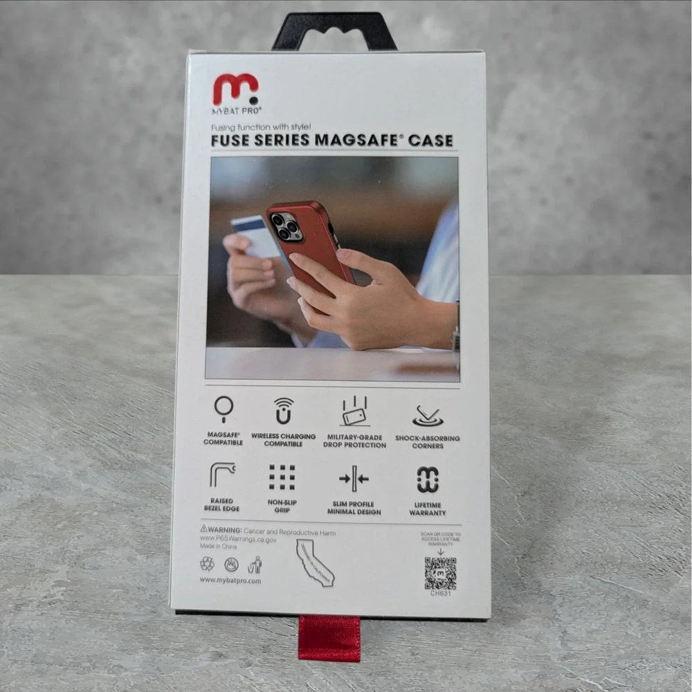Mybat‎ Pro Fuse Series MagSafe Case For Apple iPhone 14 Max (14 Plus) - Blue T4